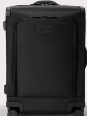 Dagne Dover Checked Sydney Rolling 25" Luggage- Onyx